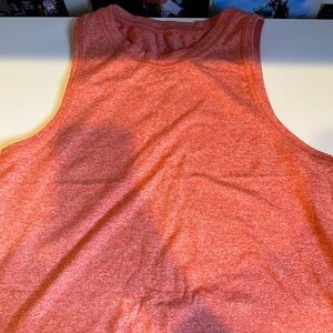 Athletic orange tank top